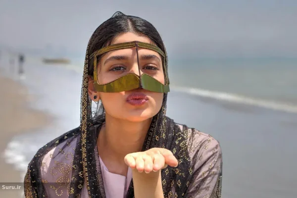 دختربندری چادر زری